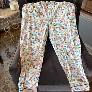 Roller Rabbit Multicolor Print Pajama Bottoms